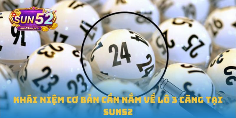 Khái niệm cơ bản cần nắm về lô 3 càng tại Sun52
