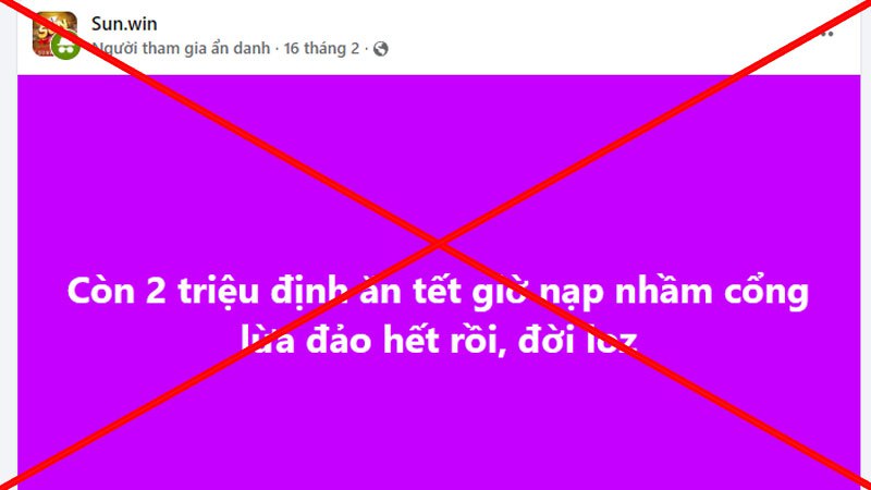 Sunwin bị phốt - Cách kẻ xấu trục lợi người chơi 2 Hướng dẫn nhận ra bài phốt Sunwin là giả